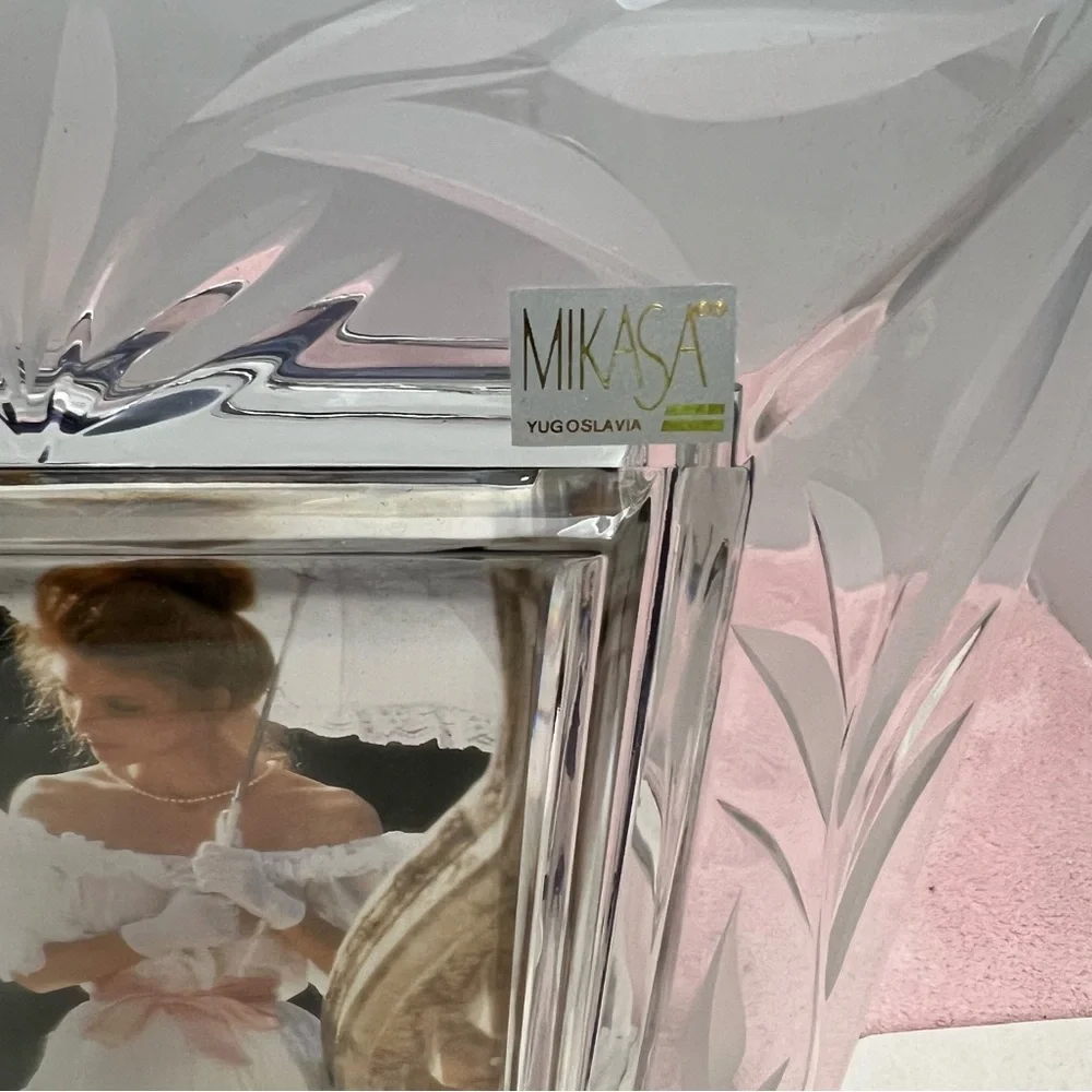 Miskasa Crystal Photo Frame New In Box
